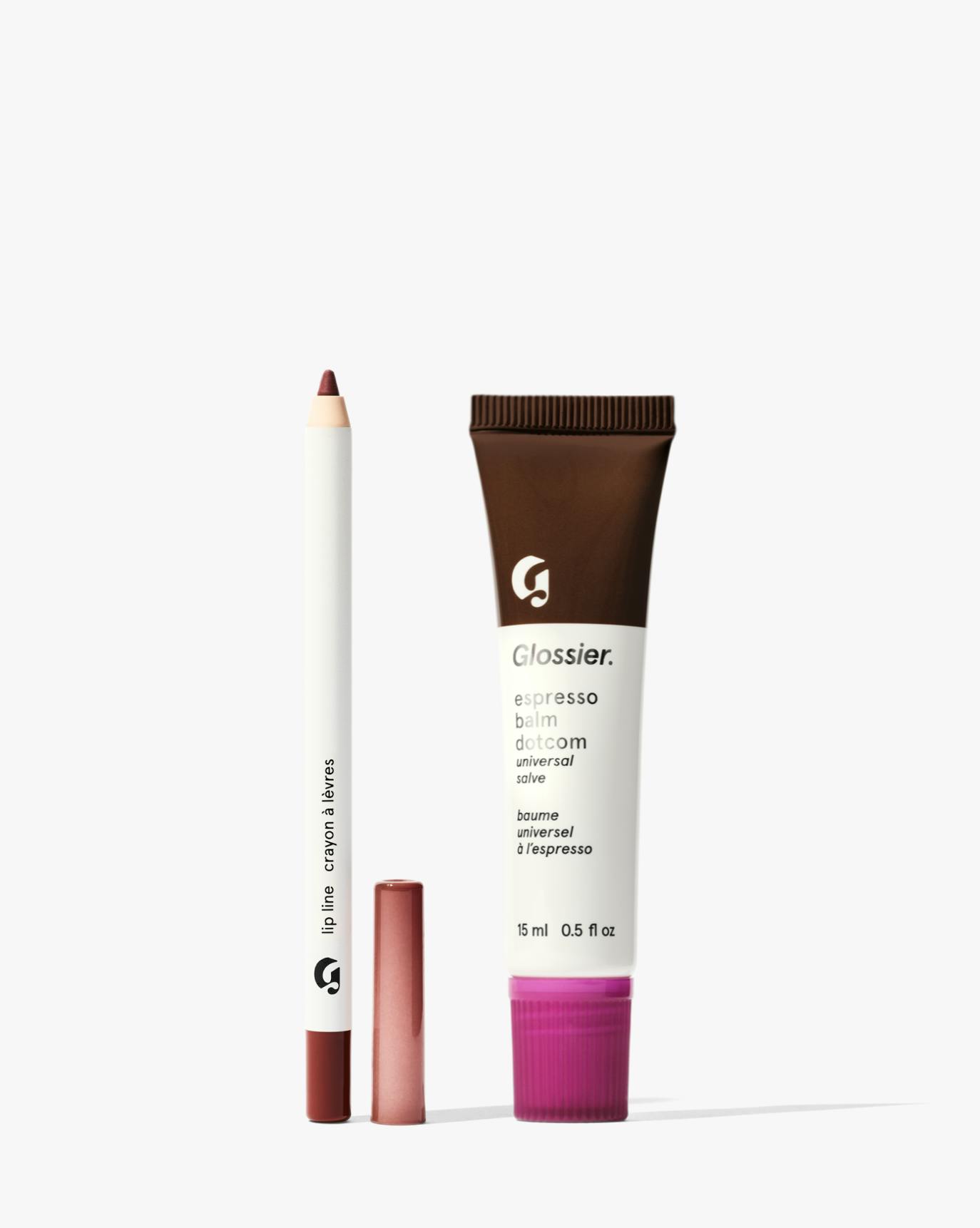 Glossier Lip Line and Balm Dotcom